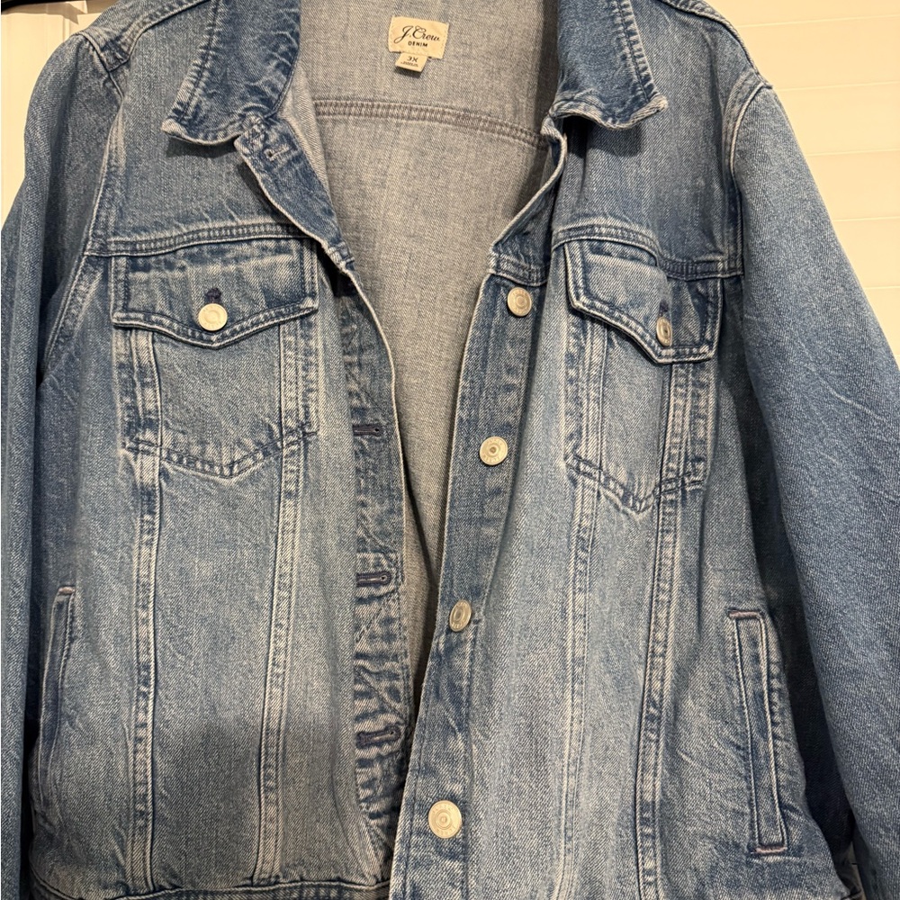 J. Crew Light Blue Denim Jacket - Picture 3 of 3